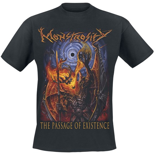 T-shirt męski Monstrosity z krótkim rękawem na wiosnę 