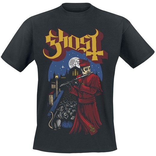 T-shirt męski Ghost z krótkim rękawem 