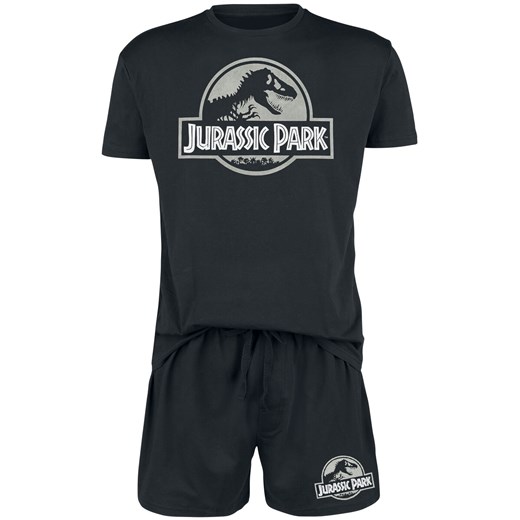 Jurassic Park - Logo - Pidżama - czarny