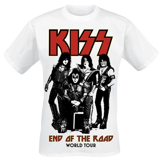 T-shirt męski Kiss z krótkim rękawem 