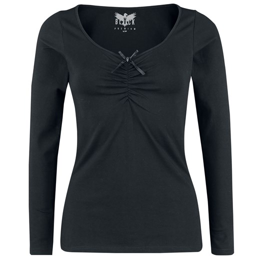 Black Premium By Emp bluzka damska casual bez wzorów 