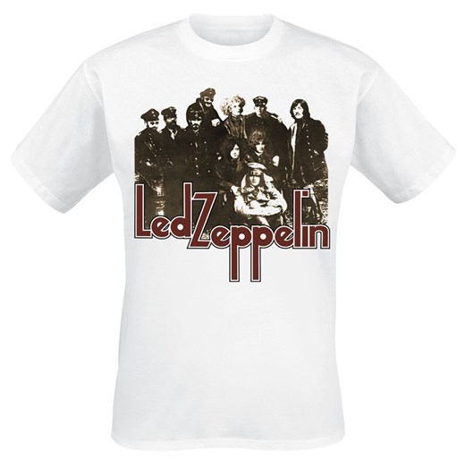 T-shirt męski Led Zeppelin z krótkim rękawem 