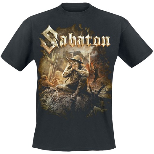 T-shirt męski Sabaton z krótkim rękawem młodzieżowy 