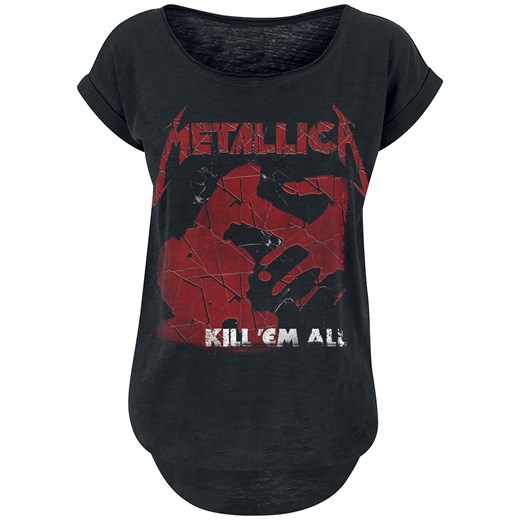 Bluzka damska Metallica z krótkim rękawem 