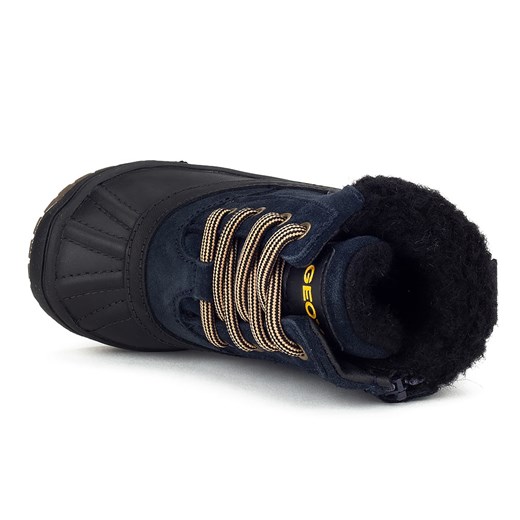 Geox buty zimowe dziecięce granatowe z wełny 