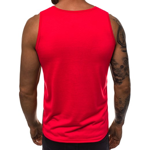 T-shirt męski Ozonee w kratkę w stylu młodzieżowym 