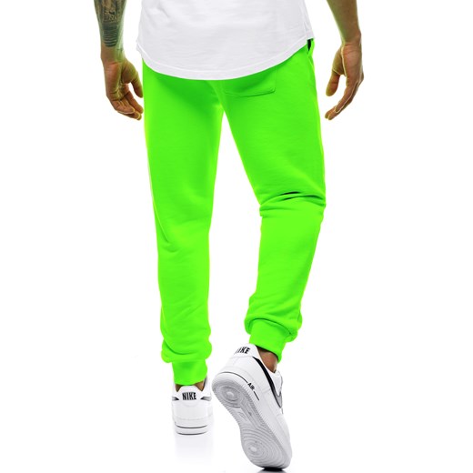 Spodnie męskie zielone 