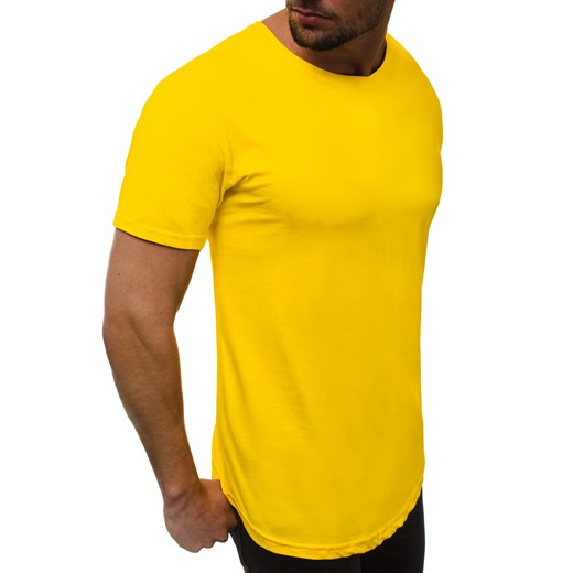 T-shirt męski Ozonee casual z krótkim rękawem gładki 