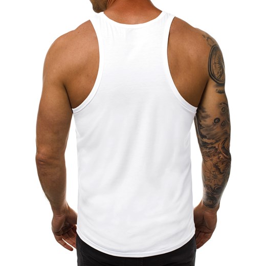 T-shirt męski Ozonee bez rękawów z bawełny 