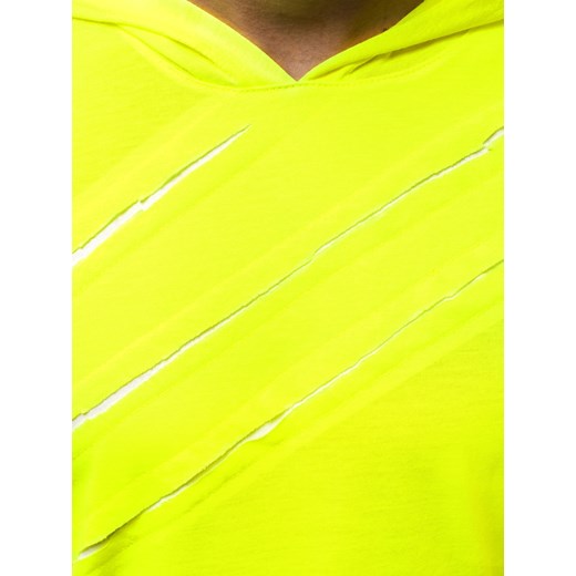 T-shirt męski Ozonee żółty 
