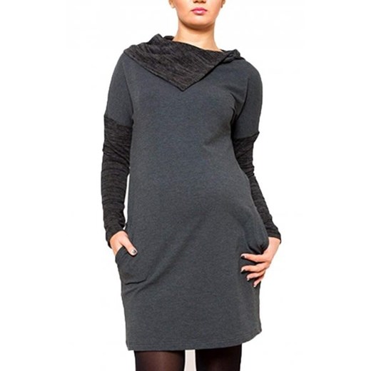 Sukienka ciążowa szara 