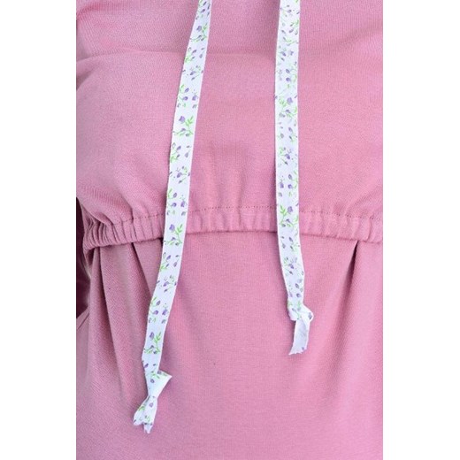 Bluza ciążowa różowa Mijaculture dresowa 