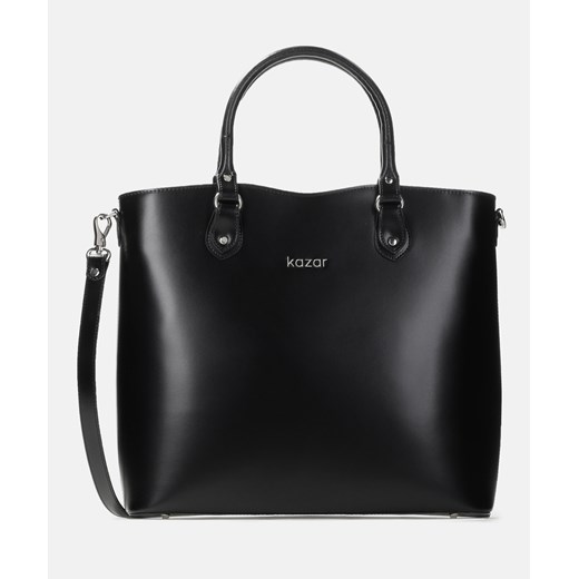 Shopper bag Kazar bez dodatków duża glamour do ręki 