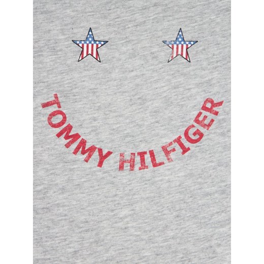 Bluzka dziewczęca szara Tommy Hilfiger 
