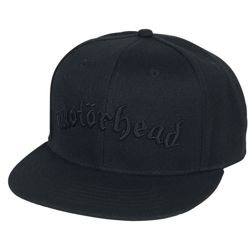 Motörhead - Black Logo - Snapback Cap - Czapka - czarny