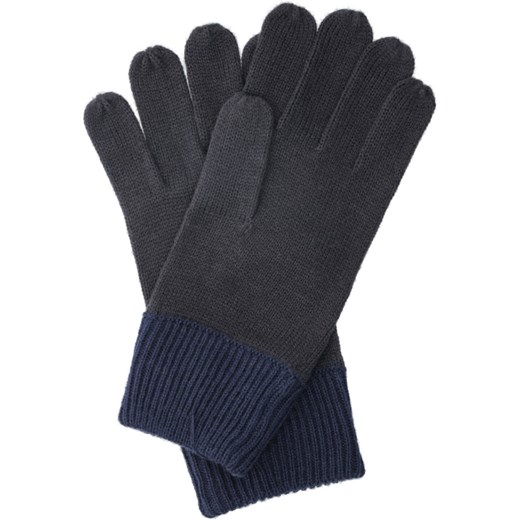 Niebieskie rękawiczki Emporio Armani 