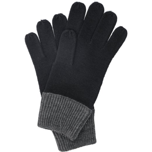 Rękawiczki czarne Emporio Armani 