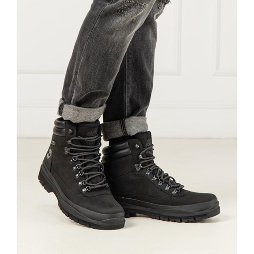 Buty zimowe męskie Timberland na zimę skórzane sznurowane casual 