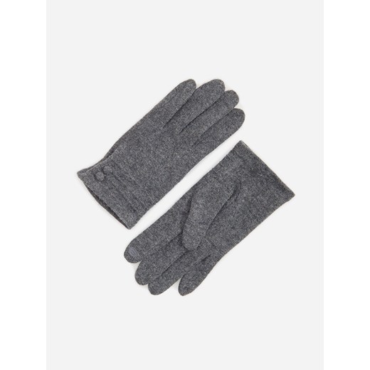 Reserved - Wełniane rękawiczki - Szary Reserved  M 