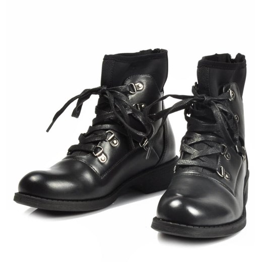Pantofelek24.pl | Czarne botki workery  Lily Shoes 39 pantofelek24.pl