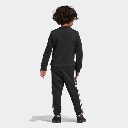 Bluza chłopięca czarna Adidas Originals w nadruki 