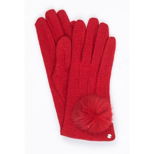 Czerwone rękawiczki Monnari 