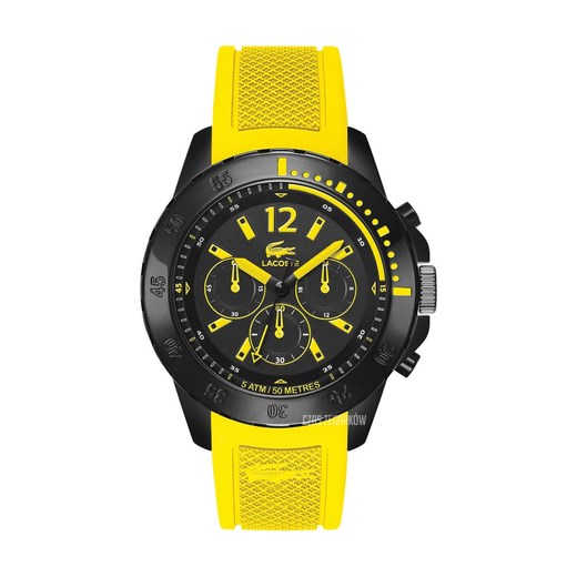 Zegarek żółty Lacoste 