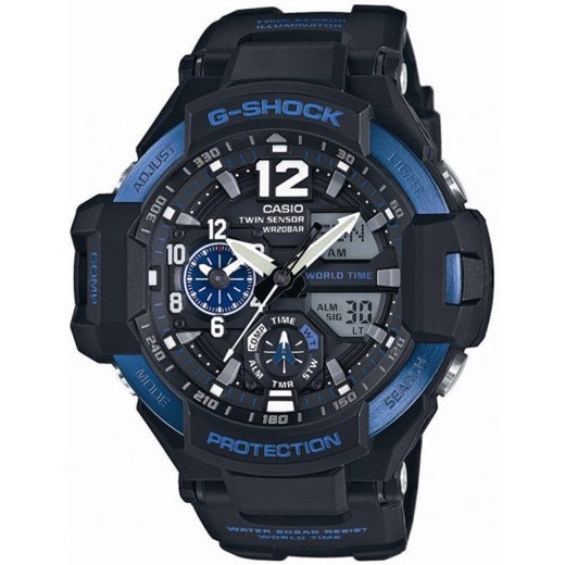 ZEGAREK CASIO G-SHOCK CASIO GA-1100-2B - DO 6 LAT GWARANCJI, WYSYŁKA GRATIS! SALON W KRAKOWIE, POLSKI SKLEP