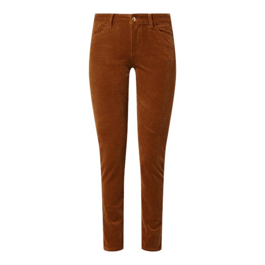 Spodnie sztruksowe o kroju super skinny fit z kieszonką na monety  S.oliver Red Label 40/30 Peek&Cloppenburg 