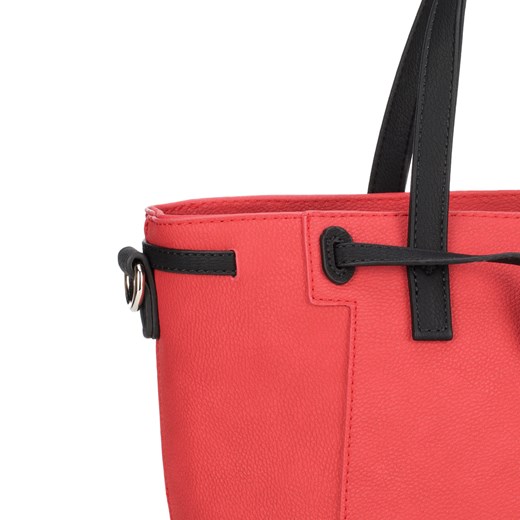 Wittchen shopper bag duża czerwona bez dodatków matowa 