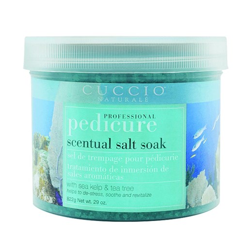 Oczyszczająca sól do moczenia Algi Morskie 822 g Cuccio Naturale   Cuccio