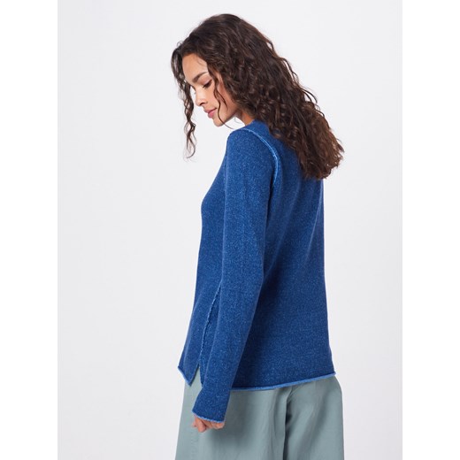 Sweter damski niebieski Lieblingsstück z okrągłym dekoltem 