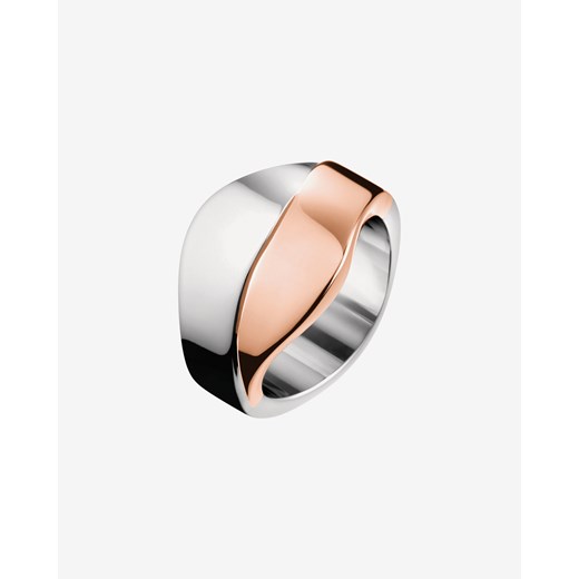 Calvin Klein Pierścień Różowy Srebrny