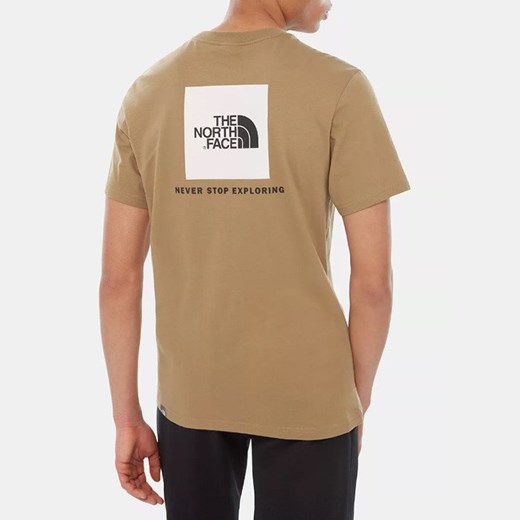 The North Face koszulka sportowa brązowa 