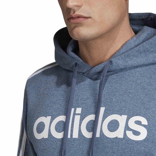Bluza sportowa niebieska Adidas z napisami 