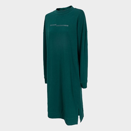 Sukienka SUDD601 - ciemna zieleń Outhorn L