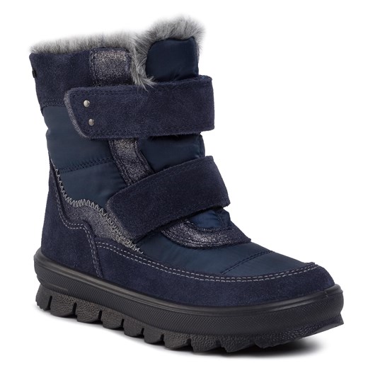Superfit buty zimowe dziecięce na rzepy gore-tex bez wzorów 
