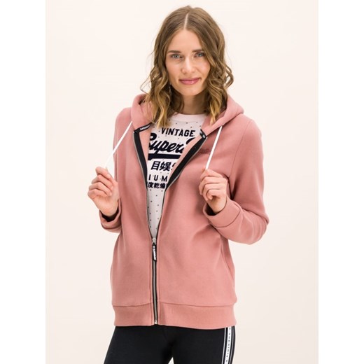 Superdry bluza damska różowa 