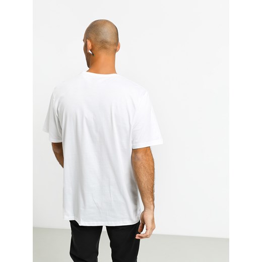 T-shirt męski biały Element z bawełny z krótkim rękawem 