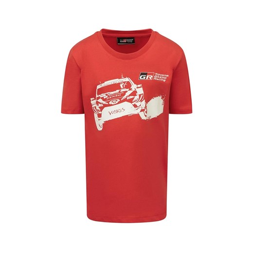 T-shirt chłopięce Toyota Gazoo Racing z krótkim rękawem 