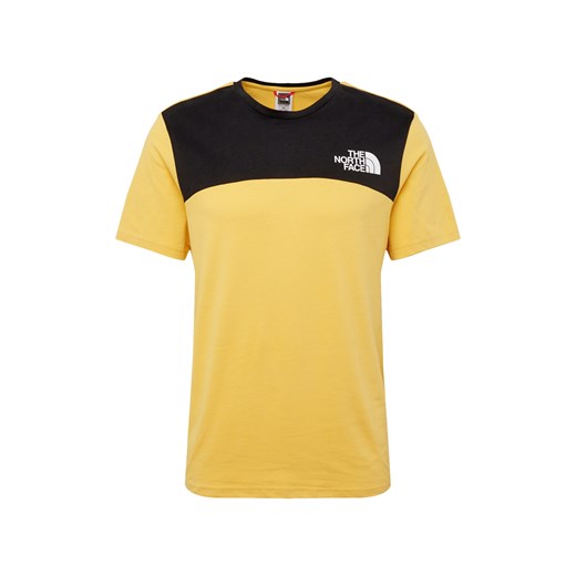 Koszulka sportowa żółta The North Face z jerseyu 