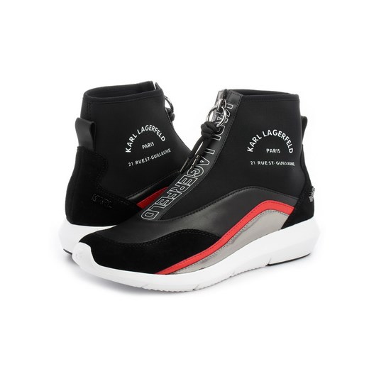 Sneakersy damskie Karl Lagerfeld na jesień czarne młodzieżowe 