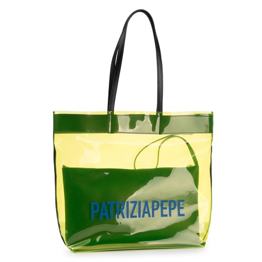 Shopper bag Patrizia Pepe duża w stylu młodzieżowym 