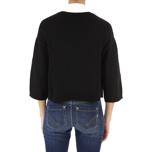 Valentino Sweter dla Kobiet Na Wyprzedaży, czarny, Bawełna, 2019, 38 40