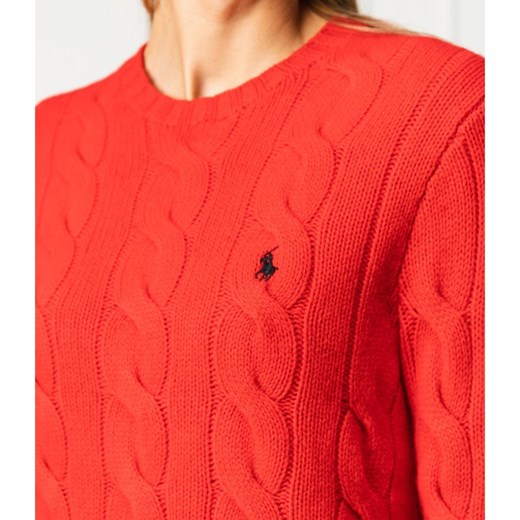 Polo Ralph Lauren Wełniany sweter | Regular Fit | z dodatkiem kaszmiru  Polo Ralph Lauren S Gomez Fashion Store