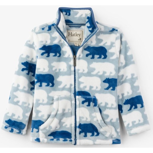 Hatley chłopięca bluza polarowa, 128, niebieska Darmowa dostawa na zakupy powyżej 289 zł! Tylko do 09.01.2020!