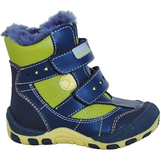 Protetika buty zimowe chłopięce Laros 19 niebieskie/zielone , BEZPŁATNY ODBIÓR: WROCŁAW!