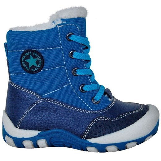 Protetika buty zimowe chłopięce Talbot 19 niebieskie , BEZPŁATNY ODBIÓR: WROCŁAW!