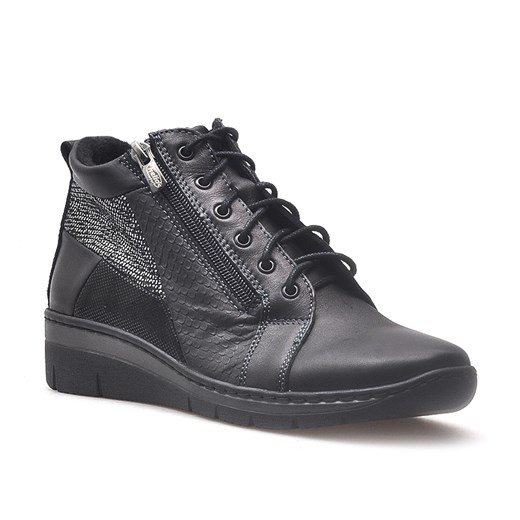 Sneakersy damskie Helios ze skóry