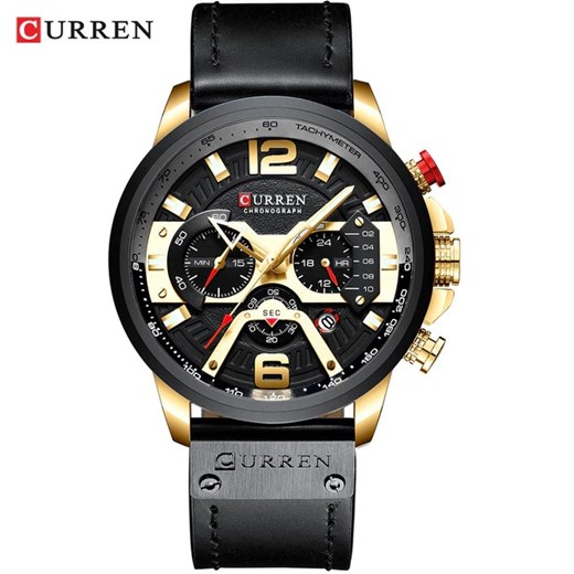 Zegarek Luxury CURREN - Czarny/Złoty Izmael.eu   